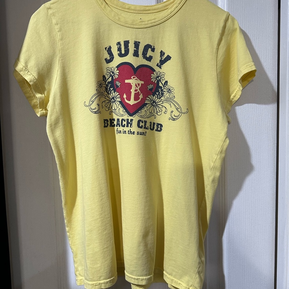 Juicy Couture Beach Club Women’s Yellow T-Shirt